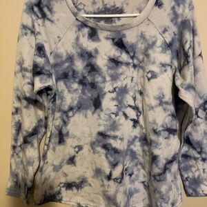 Bobbie Brooks Blue Tie-Dye Sweater